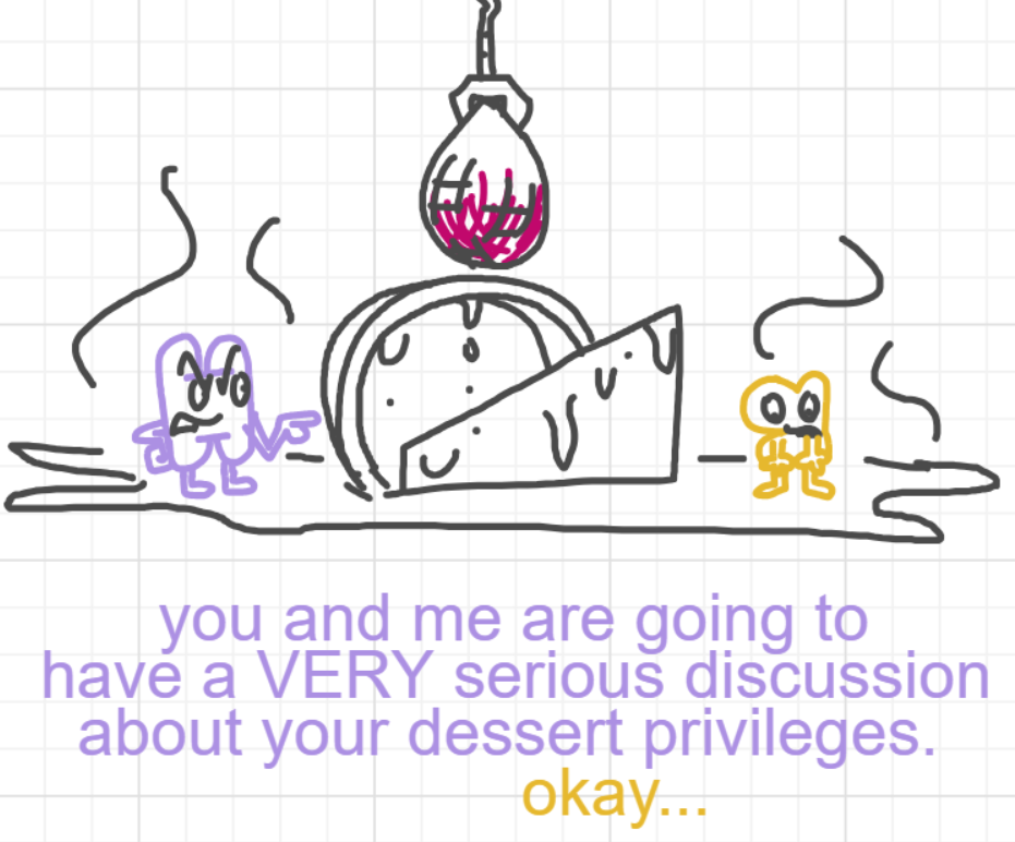 A panel from I've Been Everywhere, Man, episode nine of the Board Boards object show by Furretwalk/WalkingFurret.